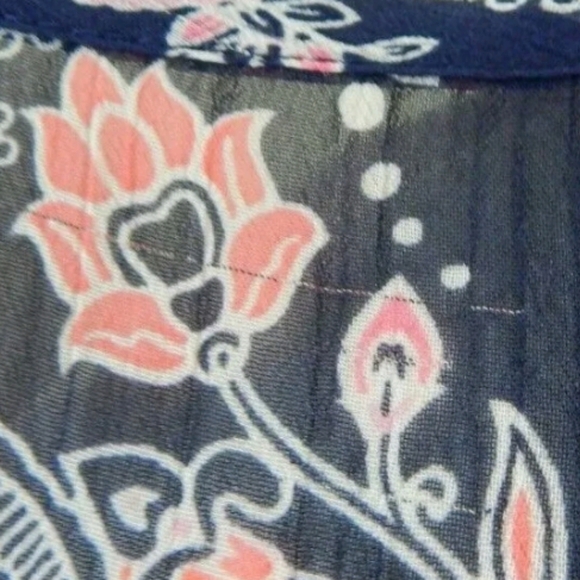 Torrid Sheer Paisley Chiffon Babydoll Tank - Picture 5 of 5